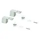 GROHE-Griffpaar-48321-fuer-Eurocube3-L-WT-Batt-Mark-blau-rot-supersteel-48321DC0