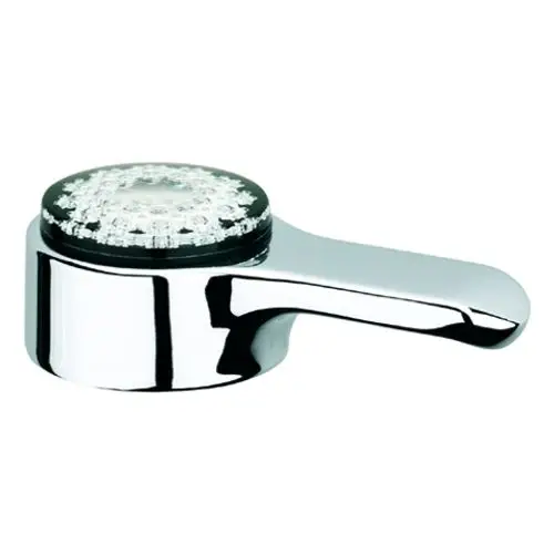 Grohe Hebel in verchromtem Metall mit rundem Kopf und seitlichem Bedienhebel, geeignet für verschiedene Waschtischmischer.