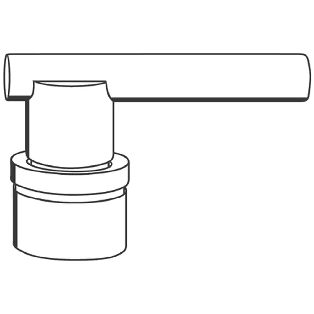 Griff von Grohe, Atrio Jota, mit einer stabilen Befestigung. Der Griff hat eine schlichte, funktionale Form und ist in chromfarbener Ausführung.