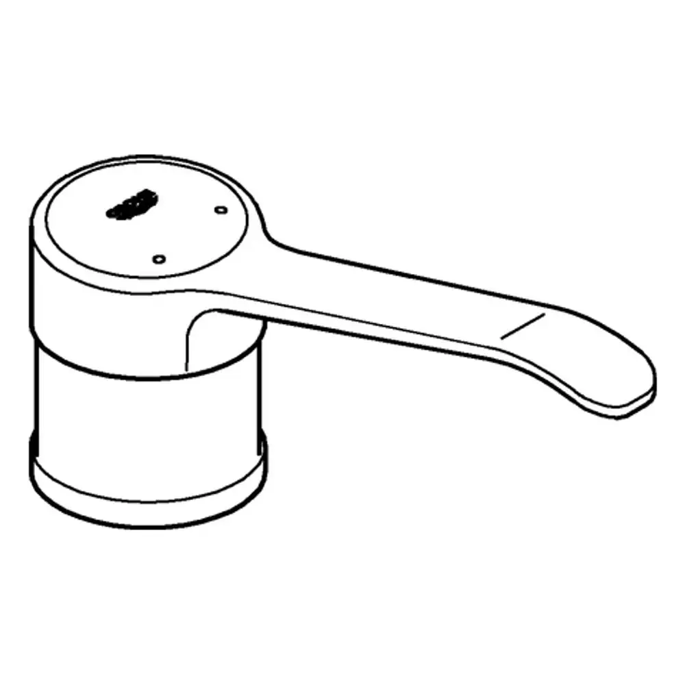 GROHE Hebel in schlichter Form mit seitlichem Hebelarm, geeignet für Küchen- oder Badarmaturen. Die Oberfläche wirkt robust und funktional.