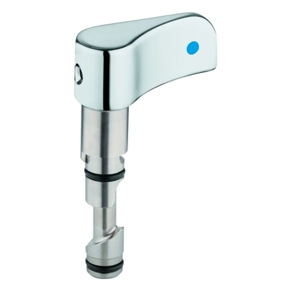 GROHE Hebel für eine Mischwelle, insgesamt in Chrom-Optik. Der Hebel ist rund und leicht zu bedienen, montierbar auf einer entsprechenden Armatur.