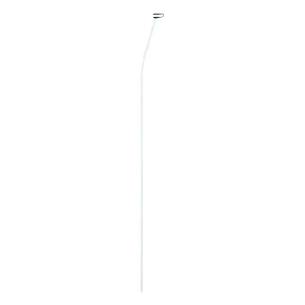 Lange, gebogene Zugstange in Chromoptik, geeignet für Sanitärinstallationen. Funktionales Design von Grohe.