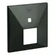 GROHE-Rosette-48437-eckig-fuer-EHM-FMS2-ASV-hard-graphite-gebuerstet-48437AL0