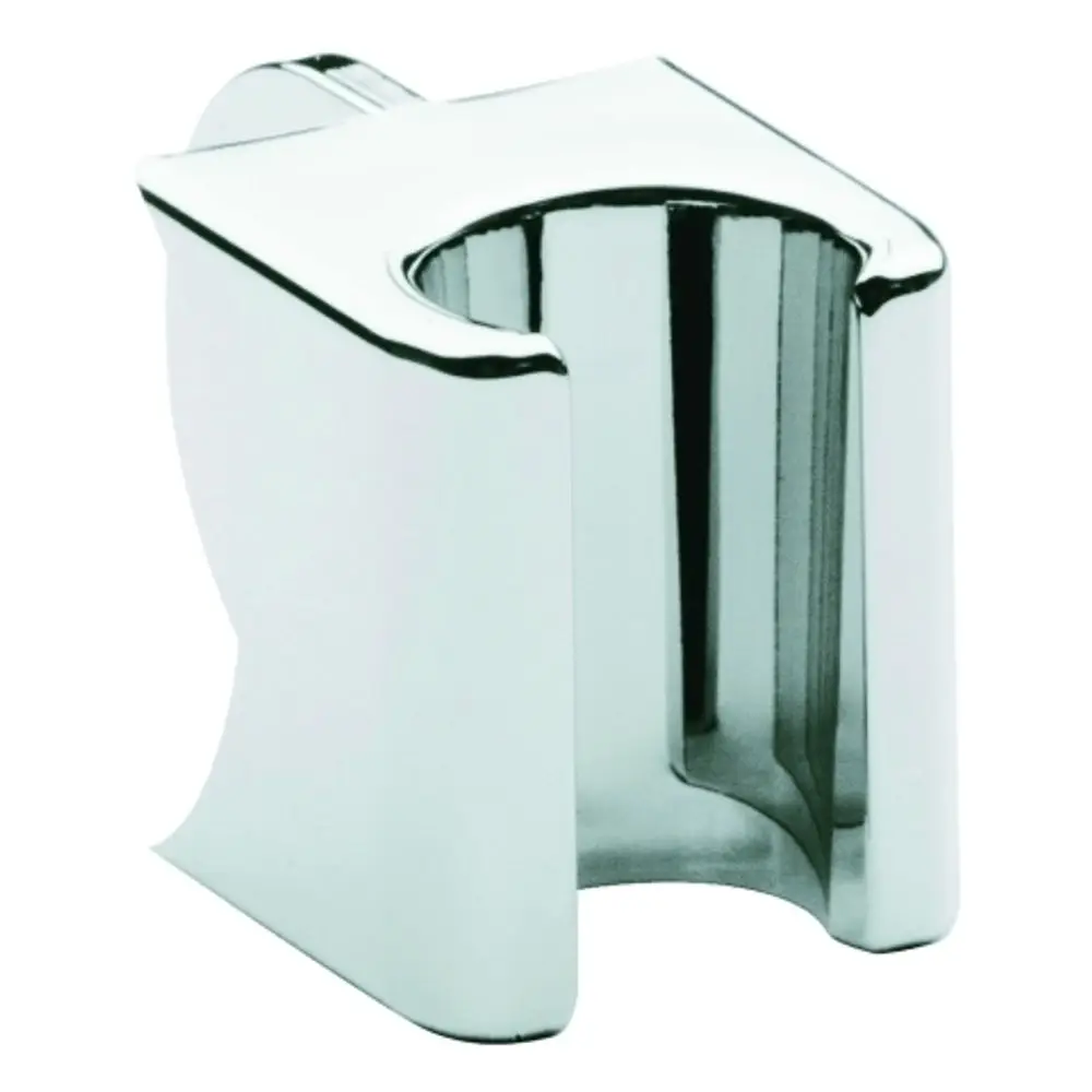 Gelenkstück aus verchromtem Material, verwendet für den Brausehalter. Es gehört zur Produktreihe von Grohe und zeigt eine schlanke, funktionale Form.
