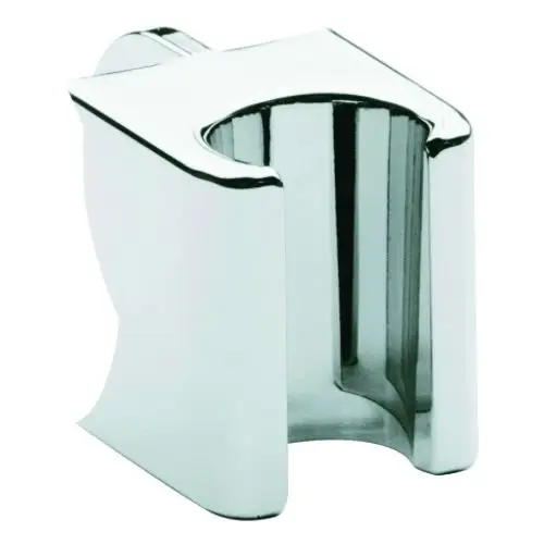 Gelenkstück aus verchromtem Material, verwendet für den Brausehalter. Es gehört zur Produktreihe von Grohe und zeigt eine schlanke, funktionale Form.