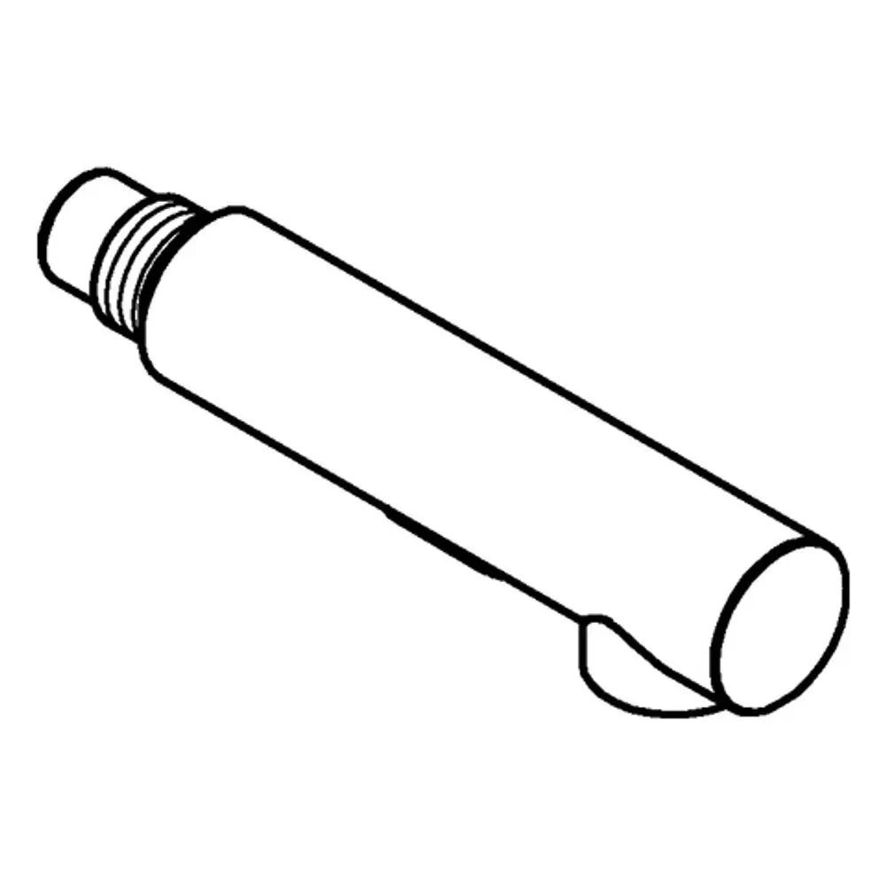 Grohe Spülbrause in typischer Form, zylindrischer Körper mit Gewindeanschluss und runder Düse, auf weißem Hintergrund abgebildet.