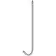 GROHE Pneumatikschlauch in gerader Form mit einem gebogenen Ende, geeignet für die Verbindung und das Funktionieren von Sanitäranlagen.