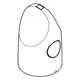 Grohe Temperaturwählgriff in chromfarbener Ausführung mit ovalem Griffbereich und seitlichem Einsatz. Klar strukturiertes Design ohne beschriftete Maße.