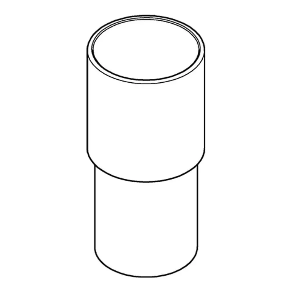 GROHE Ersatzglas für Toilettenbürsten, zylindrische Form, mattes Finish, sorgt für eine klare Sicht auf den Inhalt, eignet sich als Ergänzung zur Toilettenbürstengarnitur.