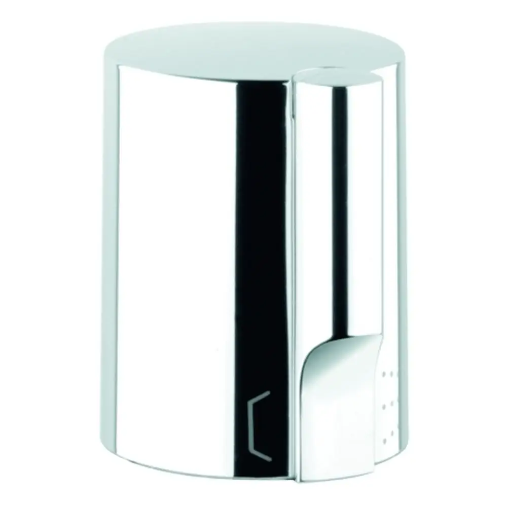 Grohe Absperrgriff in chromfarbenem Metall, zylindrische Form mit seitlichem Griff und Bedienungsbereich, geeignet für Wannenbatterien und Aquadimmer.