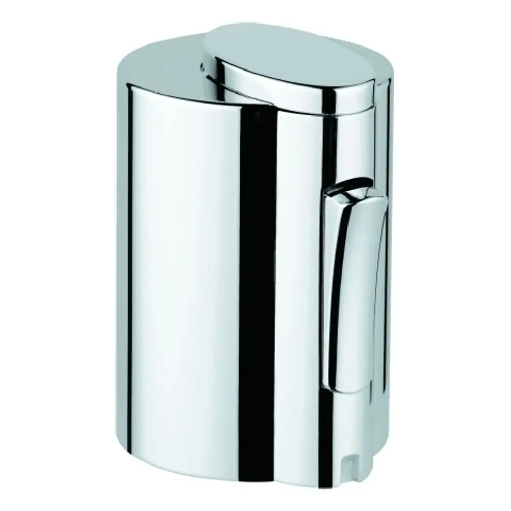 Chromfarbener Temperaturwählgriff von Grohe für Thermostate, mit einem eleganten Design und einem seitlichen Hebel zur einfachen Handhabung.