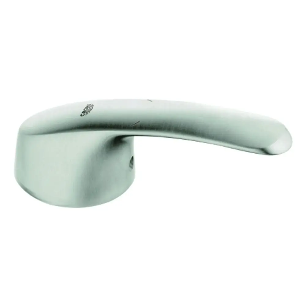 GROHE Hebel aus Edelstahl, mit einem geschwungenen Design. Eignet sich für das Bedienen von Armaturen in Badezimmer oder Küche.