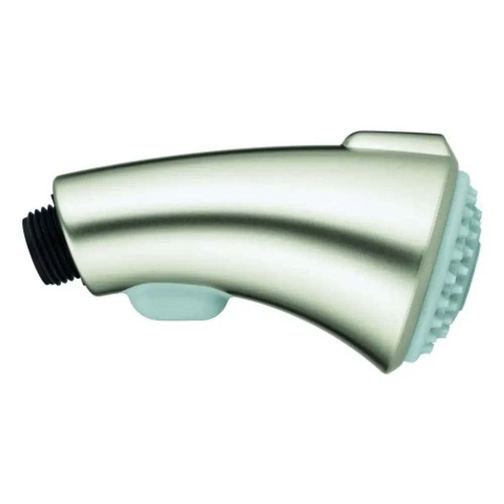 GROHE Spülbrause in mattem Grau mit geschwungener Form und gummierte Greiffläche zur leichteren Handhabung. Anschluss für Standardschläuche.