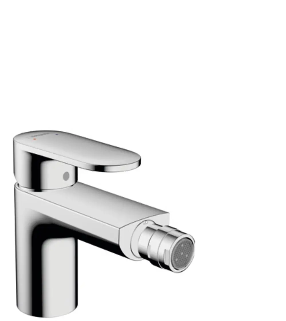 Hansgrohe Silber Bidetarmatur, Hg Einhebel-Bidetmischer Vernis Blend M Zugstangen-Ablaufgarnitur 1 1/4Zoll Ch - Image 4