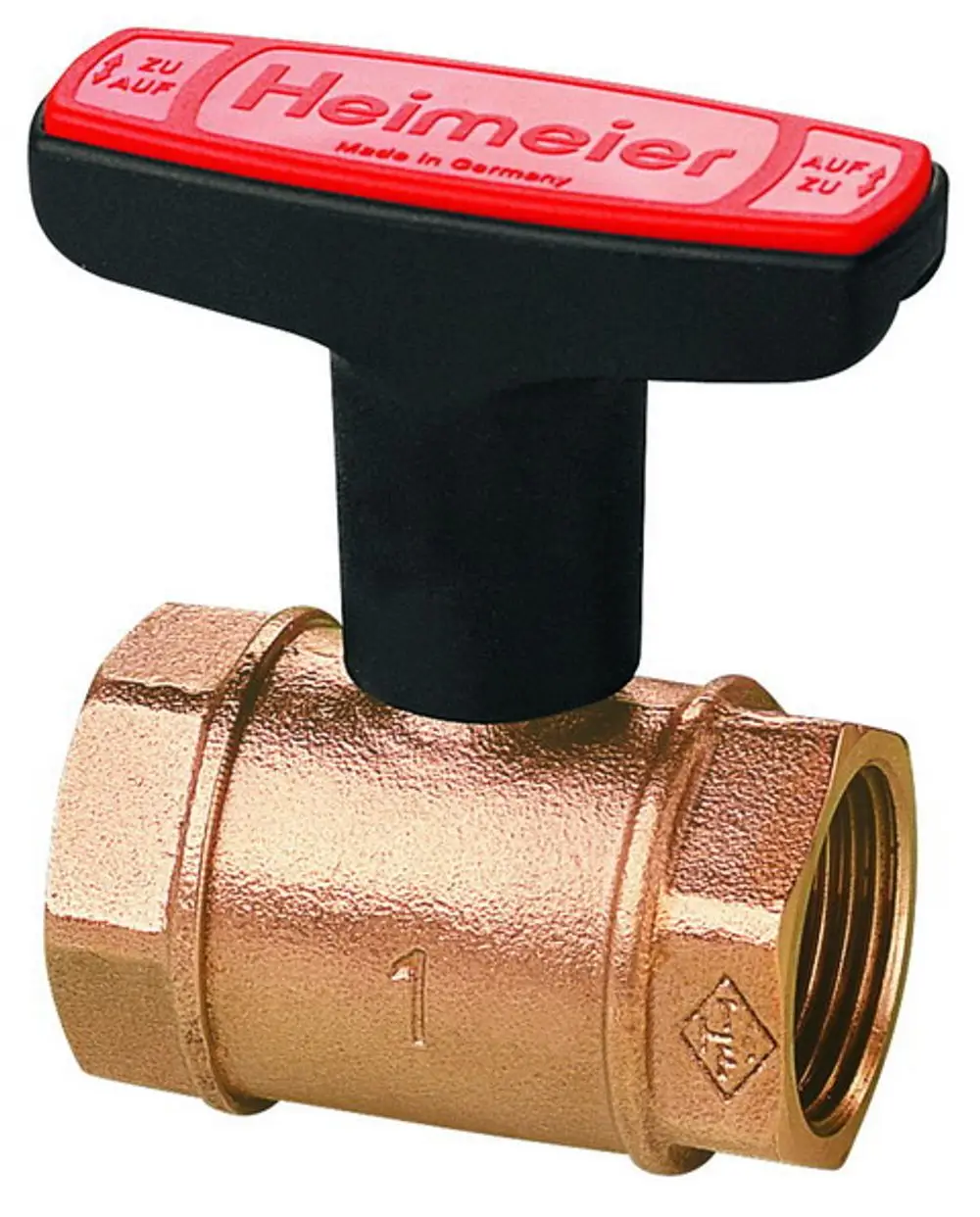 Heimeier Braun Ventil, Globo H Dn15 Ball Valve Brown Female Thread (0600-02.000) - Image 4