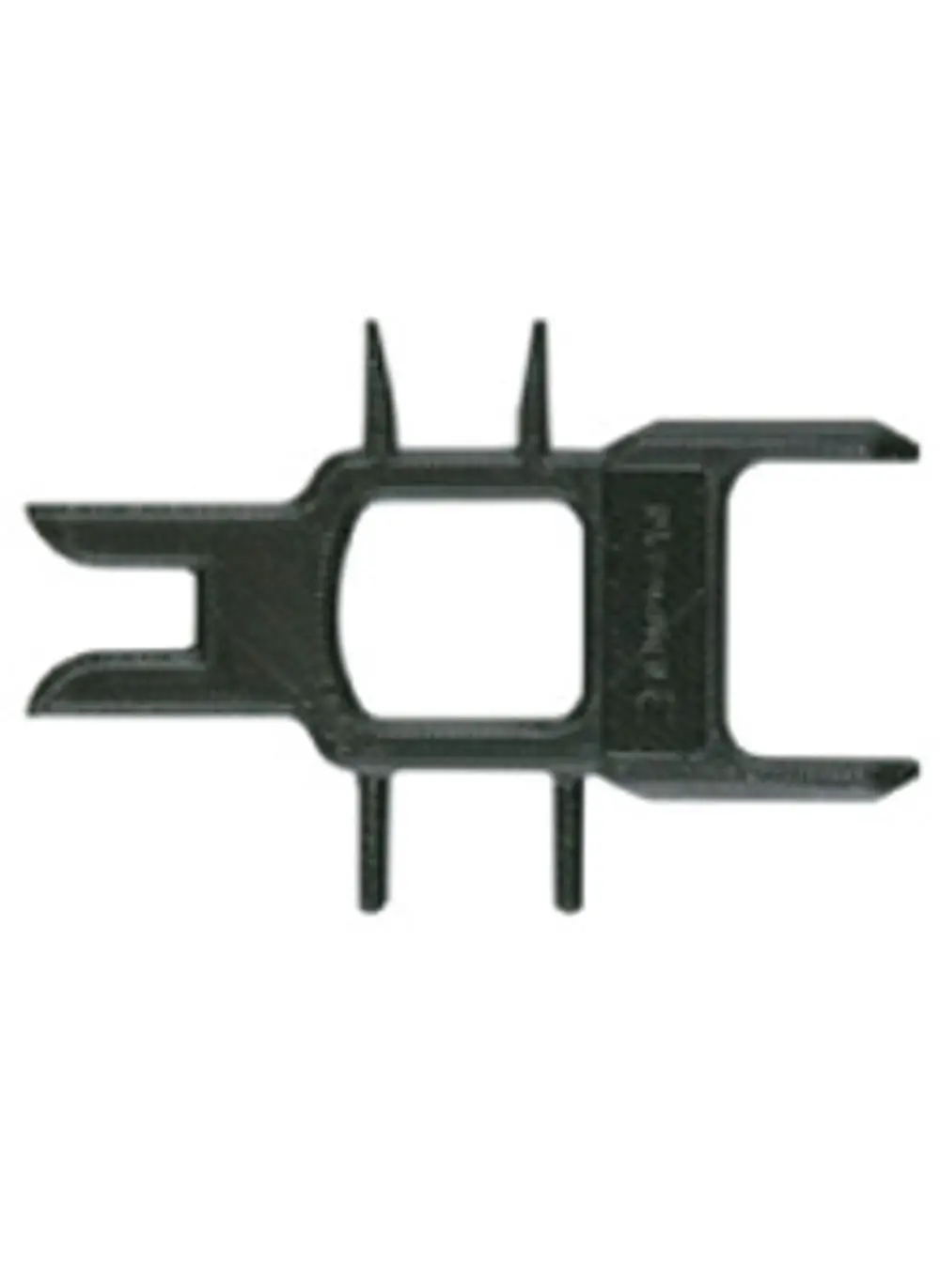 Schwarze Trennvorrichtung für Q-Kabel-Steckverbinder, die die Verbindung von DC- und AC-Leitungen ermöglicht. Produkt von Enphase.