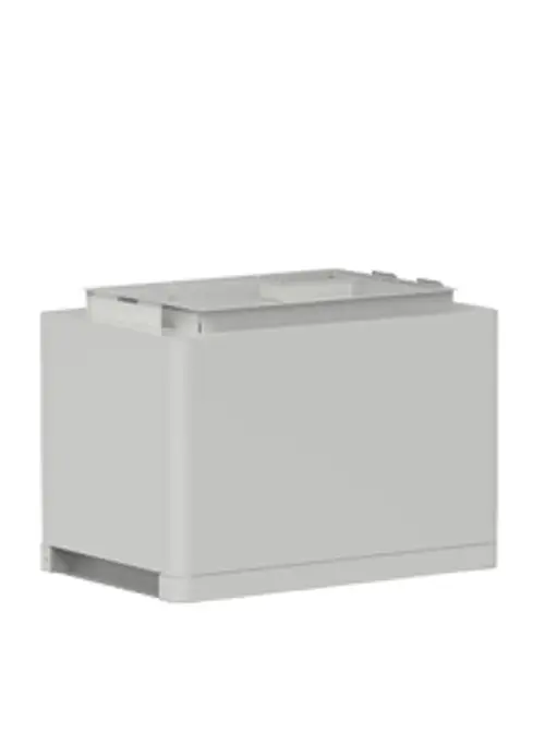 Batteriemodul in grau, rechteckig mit flachem Deckel und seitlichem Abstand, von Pylontech. Eignet sich zur Energieversorgung in verschiedenen Anwendungen.