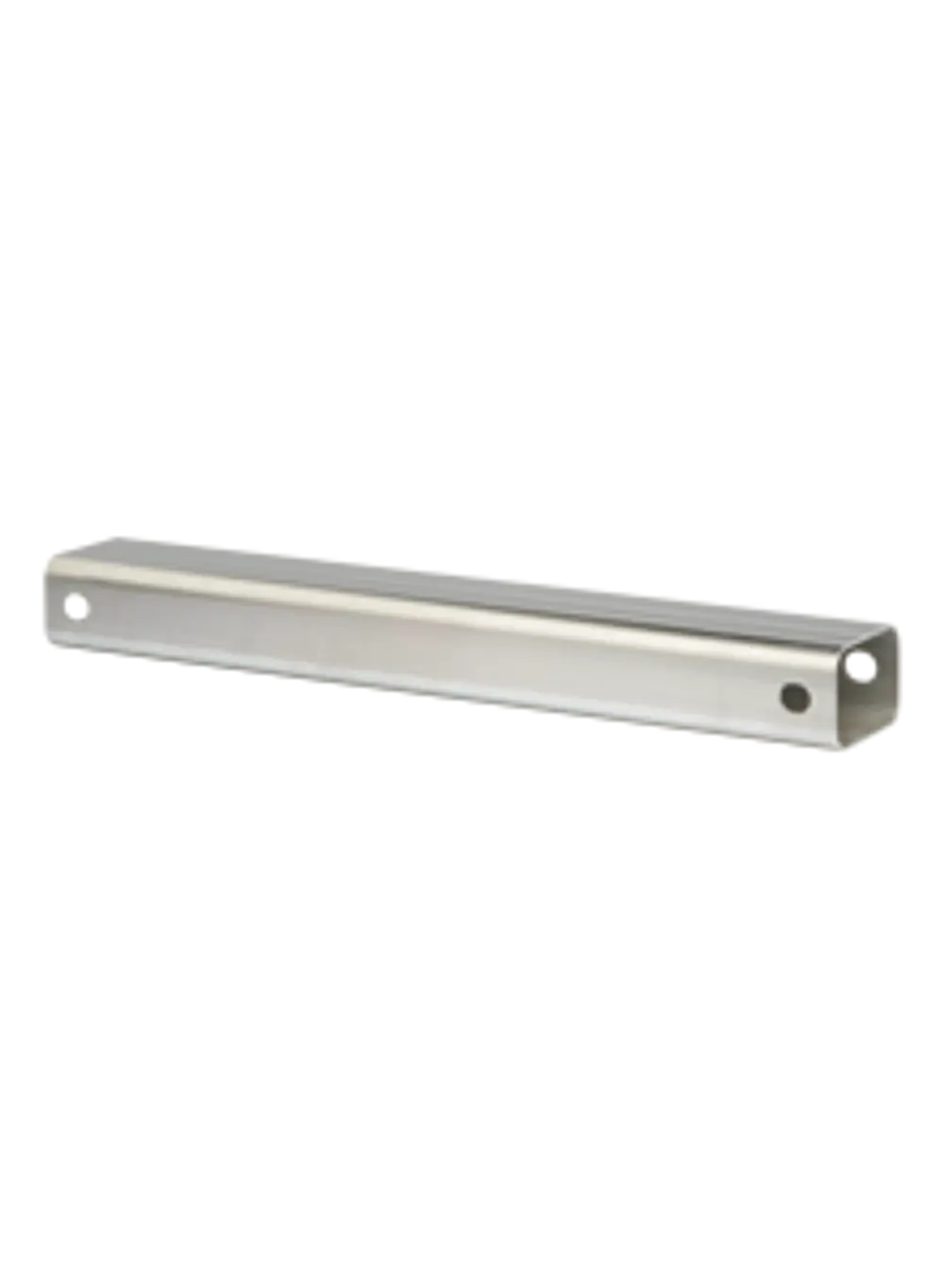 Esdec Flachprofil aus Aluminium, lang und rechteckig, mit Löchern zur Befestigung. Geeignet für verschiedene Anwendungen in der Konstruktion und Montage.