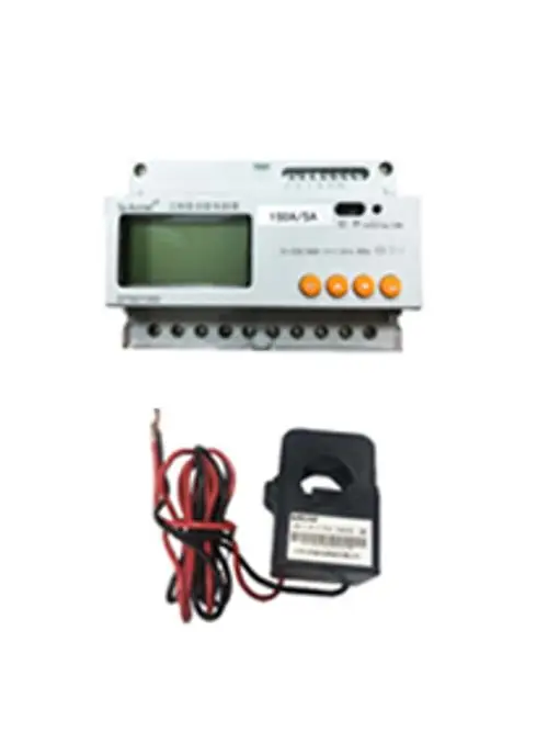 Digitaler Energiezähler von Solis, mit LCD-Anzeige und Anschluss für Stromwandler. Geeignet für die Messung in dreiphasigen Systemen.