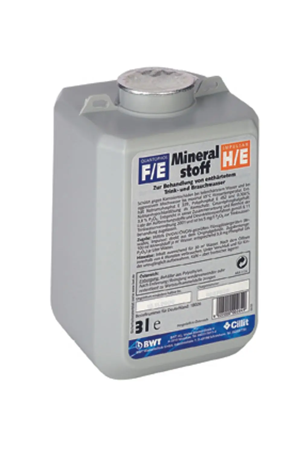 BWT Minéral F4 Traitement Anti-Calcaire - 4 Bidons De 3L Pour Eau Potable