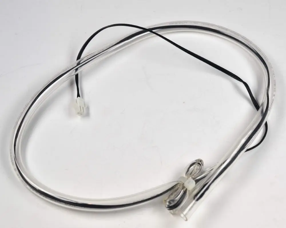 Temperatursensor von Remko mit transparentem Kabel und einem konnektierenden Stecker, geeignet für den Lufteintritt in Heizsystemen.