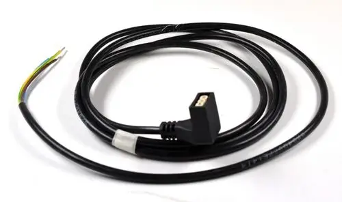 Stromanschlusskabel mit mehreren Adern, das an einem Ende mit einem schwarzen Stecker ausgestattet ist. Hersteller des Produktes ist Remko.