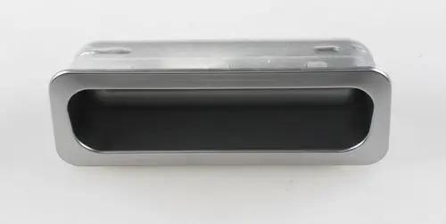 Griffmulde aus Metall mit einer ovalen Öffnung und glatter Oberfläche, designed für Remko Produkte, geeignet zur sicheren Handhabung oder Befestigung.