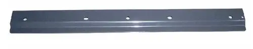 Graue Wandkonsole mit mehreren Befestigungslöchern, hergestellt von Remko. Die Konsole ist lang und flach, ideal für die Montage an Wänden zur Unterstützung.