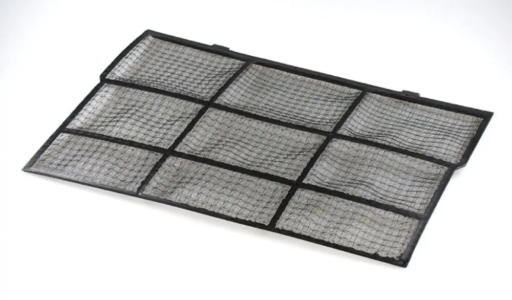 Luftfilter aus einem Gittermaterial, klar strukturiert in rechteckiger Form. Produkt von Remko, geeignet zur Luftreinigung in entsprechenden Geräten.