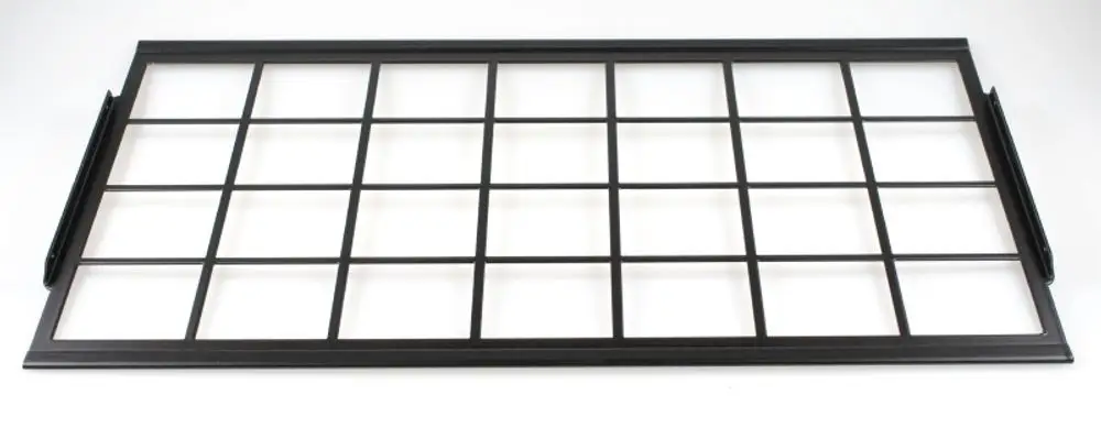 Schwarzes Ansaugschutzgitter mit rechteckigem Rasterdesign von Remko, geeignet für den Einsatz in verschiedenen Anwendungen.