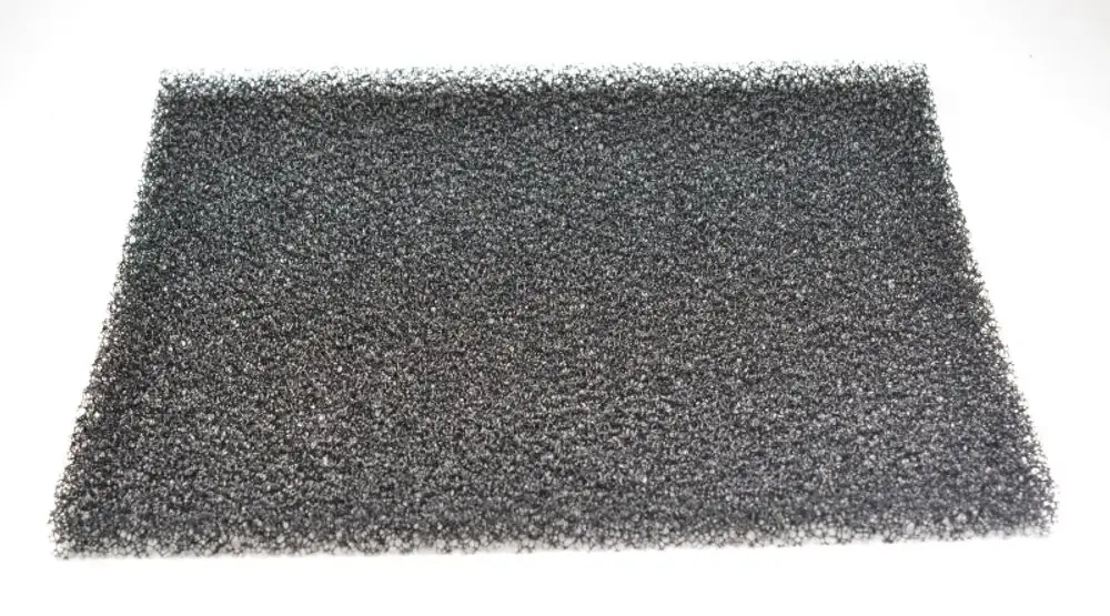 Schwarzer Staubfilter aus feinem Material, rechteckige Form, geeignet für Anwendungen wie Luftfilteranlagen von Remko.