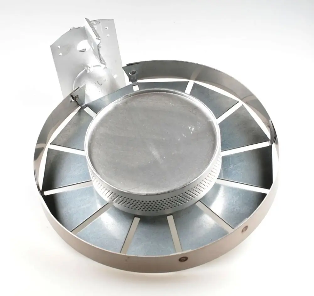 Gasbrenner von Remko, bestehend aus einer runden Metallstruktur mit mehreren Schaufeln und einem zentralen Brennsystem, geeignet für verschiedene Anwendungen.