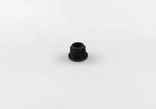 Schwarzer Adapter von Remko, mit gewellter Oberflächenstruktur und flacher Basis. Geeignet für verschiedene Anwendungen in technischen Geräten.