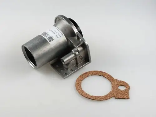 Venturirohr aus Metall mit angeschlossenem Schlauchanschluss und Dichtung. Das Produkt stammt von der Marke Remko.