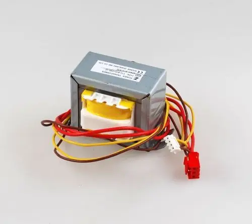 Transformator mit mehreren Anschlussdrähten, hergestellt von Remko, für die Umwandlung von elektrischer Energie. Kompakte Bauweise mit Metallgehäuse.