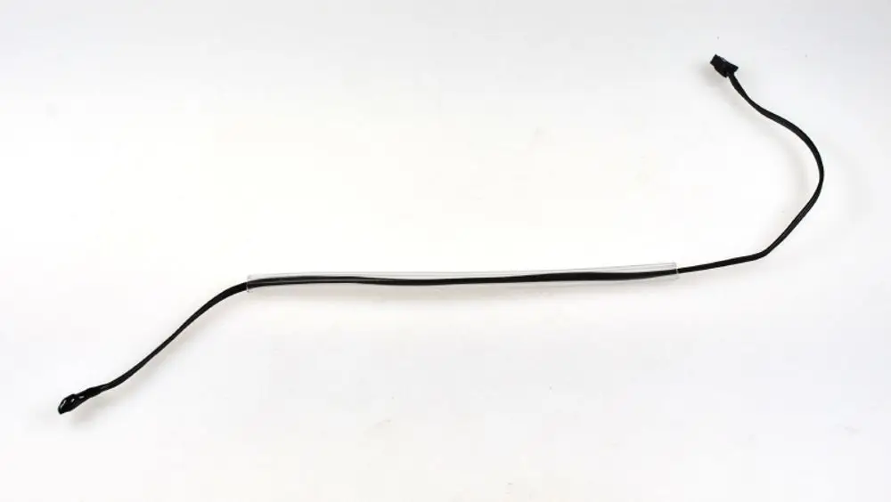 Schwarzes Sensor-Kabel von Remko mit anschlussfertigem Stecker und flexibel geformtem Ende, geeignet für Umluftgeräte.