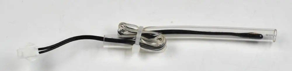 Temperatursensor von Remko mit einem transparenten Gehäuse und einem Kabel, das zu einem Stecker führt.