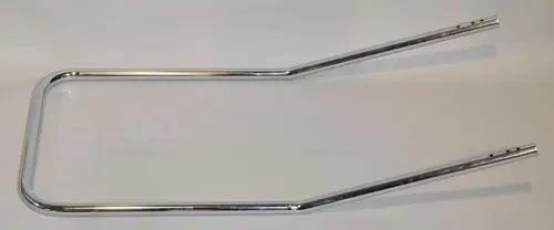 Remko Lenkbügel aus verchromtem Metall mit zwei ausladenden Griffen und einer rechteckigen Grundform, geeignet für die Montage an entsprechenden Geräten.