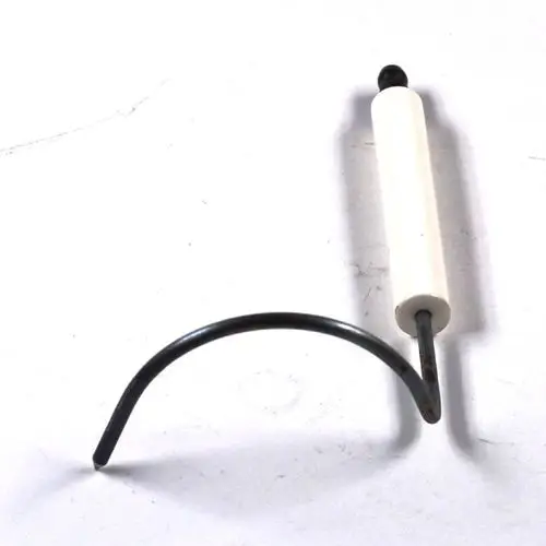 Ionisationselektrode von Remko mit gebogenem Draht und einem weißen Griff. Das Produkt eignet sich zur Verwendung in entsprechenden Anlagen oder Geräten.