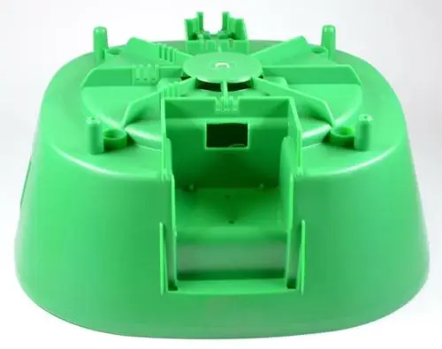 Grüner Turbinendeckel von Remko mit zentraler Drehmechanik, seitlichen Halterungen und Öffnungen, geeignet für spezifische Modelle in der Klimatechnik.