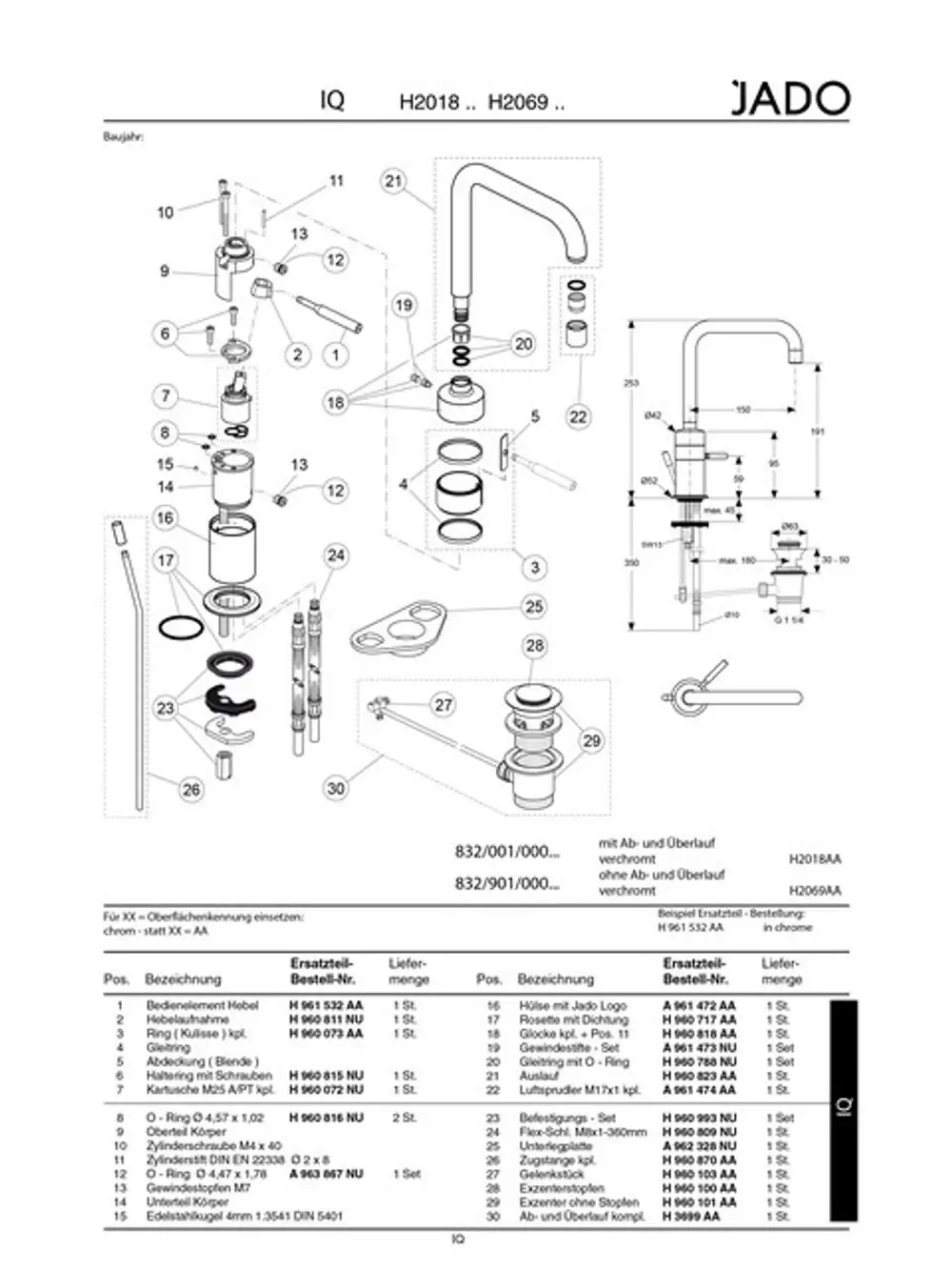 Ideal Standard O-Ring-Set, A963867nu A963867nu