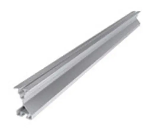 Aluminiumprofil in Anthrazit für Rack-Systeme. SL Rack Produkt, geeignet für Montage und Strukturierung von Geräten oder Anbauelementen.