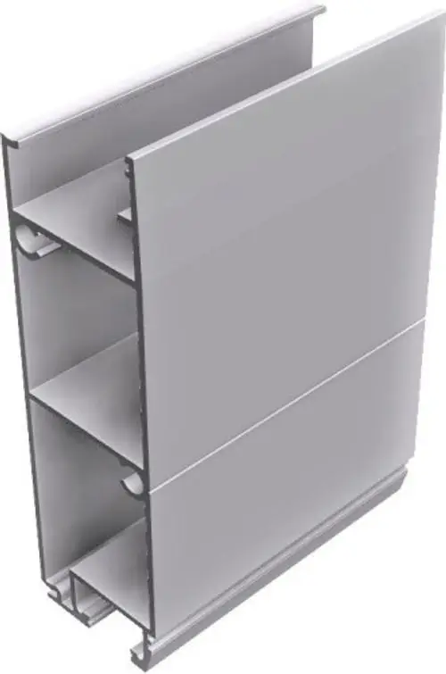 Erhöhungselement von Schletter, bestehend aus einem profilierten Aluminiumteil mit horizontalen und vertikalen Kanälen. Ideal zur Integration in bestehende Systeme.