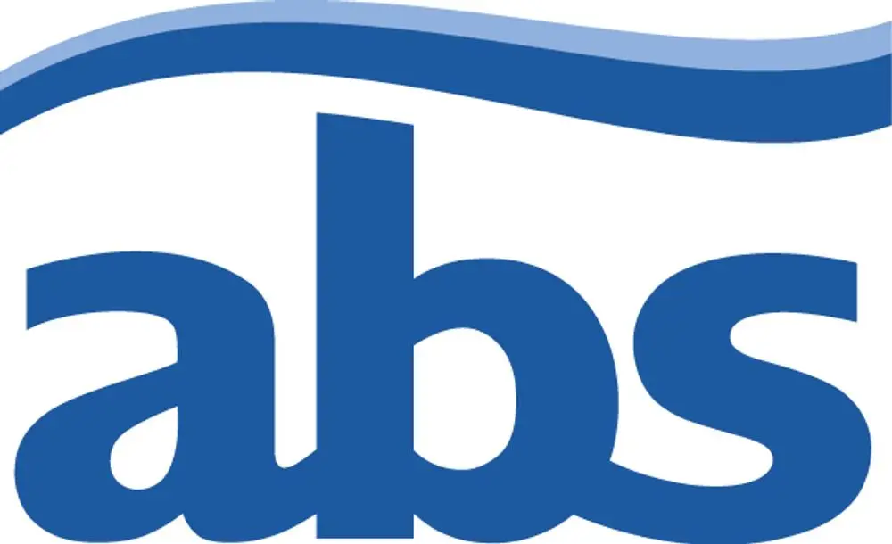 Logo der Marke ABS in blauer Farbe, bestehend aus einem stilisierten Schriftzug "abs" und einer geschwungenen Linie darüber.