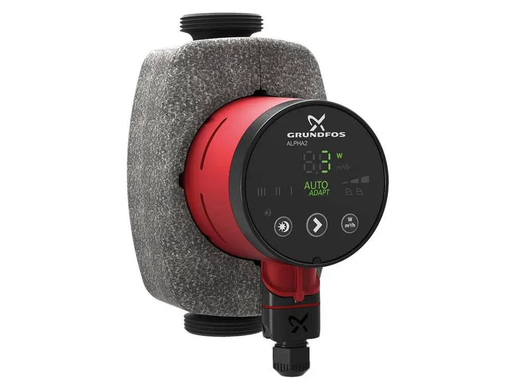 Grundfos Alpha2 25-40 180 Mm Umwälzpumpe Für Heizungs- Und Klimaanlagen 18 W, G 1 1/2, 99260497