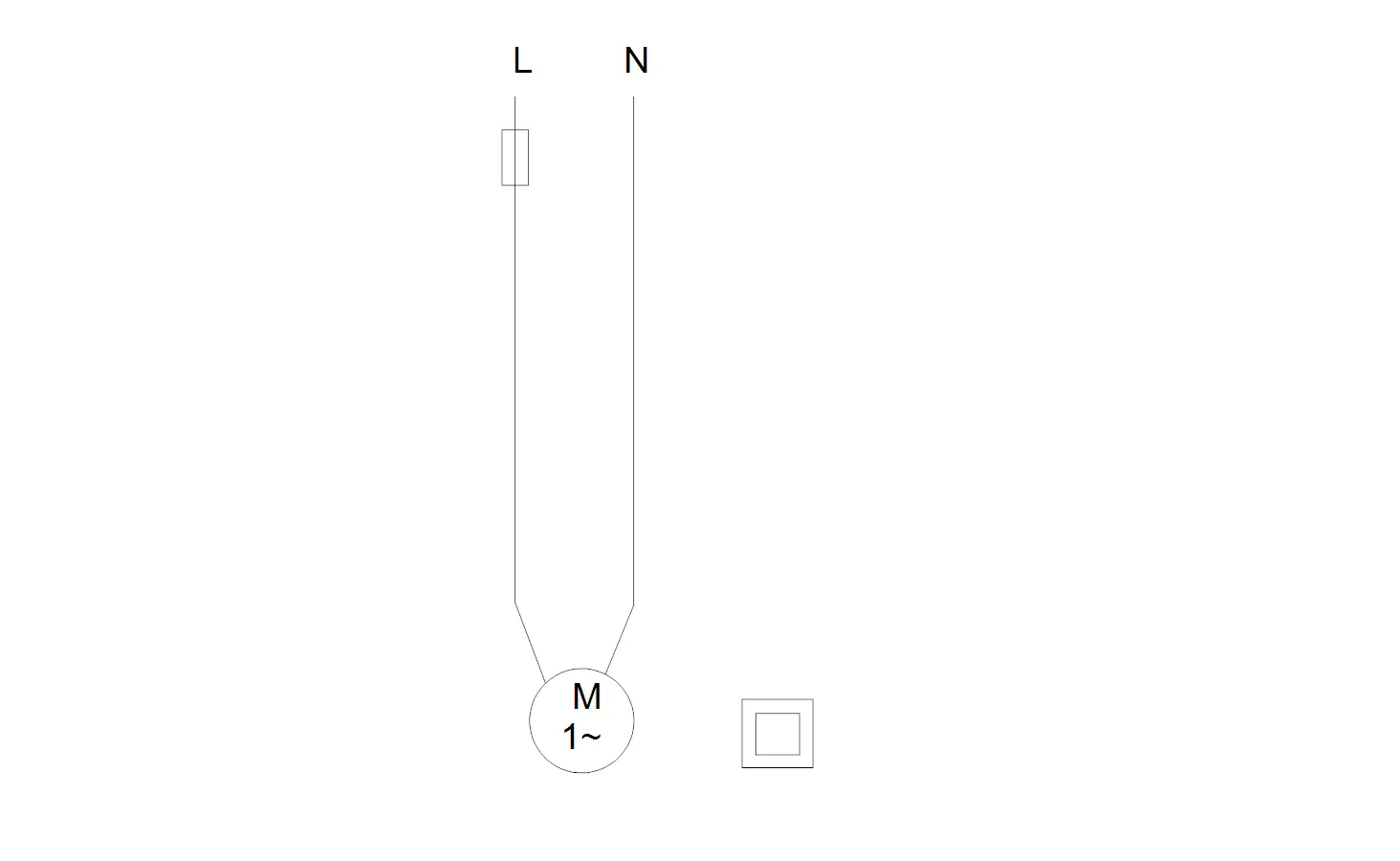 Weiße Umwälzpumpe von Grundfos, mit elektrischem Anschluss, abgehängte Installation, Verbindungslinien für Zu- und Ablauf, minimalistisches Design auf hellem Hintergrund.