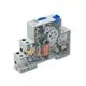 Transparente elektromechanische Zeitschalter von Theben, sichtbar mit Zahnrädern, Spule und Kontakten, zur Verwendung bei Treppenlichtsystemen in bestehenden Installationen.