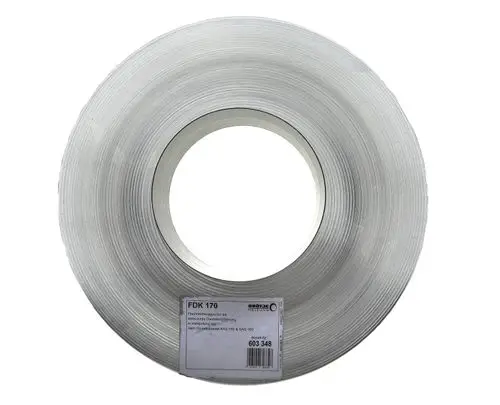 Rollenaus Aluminium mit einer glatten Oberfläche, beschriftet mit Artikelnummer und Markenname Brötje. Ideal für spezielle Anwendungen im Bau- und Heizungsbereich.