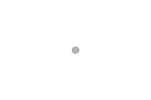 Runder, grauer Drehknopf von Brötje, der auf einer weißen Oberfläche abgebildet ist. Der Knopf weist ein minimalistisches Design auf.