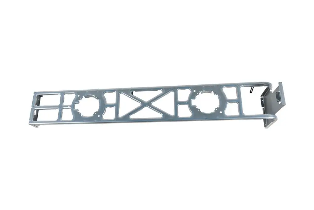Motorhalterung aus Metall mit mehreren Ausschnitten und einer Halterung. Produkt von Brötje. Ideal zur Stabilisierung in motorisierten Anwendungen.